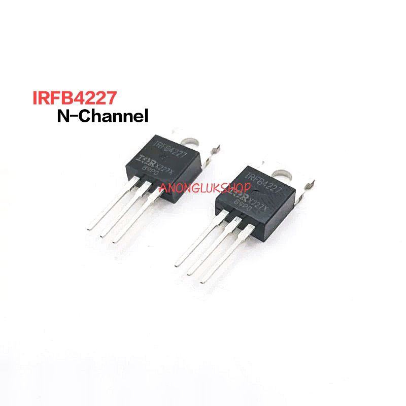 ราคา 1ตัว 👉👉 IRFB4227 FB4227 Mosfet N-Channel 200V 65A TO-220 พาวเวอร์มอสเฟต 4227
