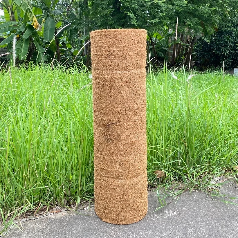ใยมะพร้าวอัดแผ่นขนาดหนา 12 มิล กว้าง 1 เมตร ยาว 10 เมตร สำหรับ คลุมดิน พันเสาไม้เลื้อย