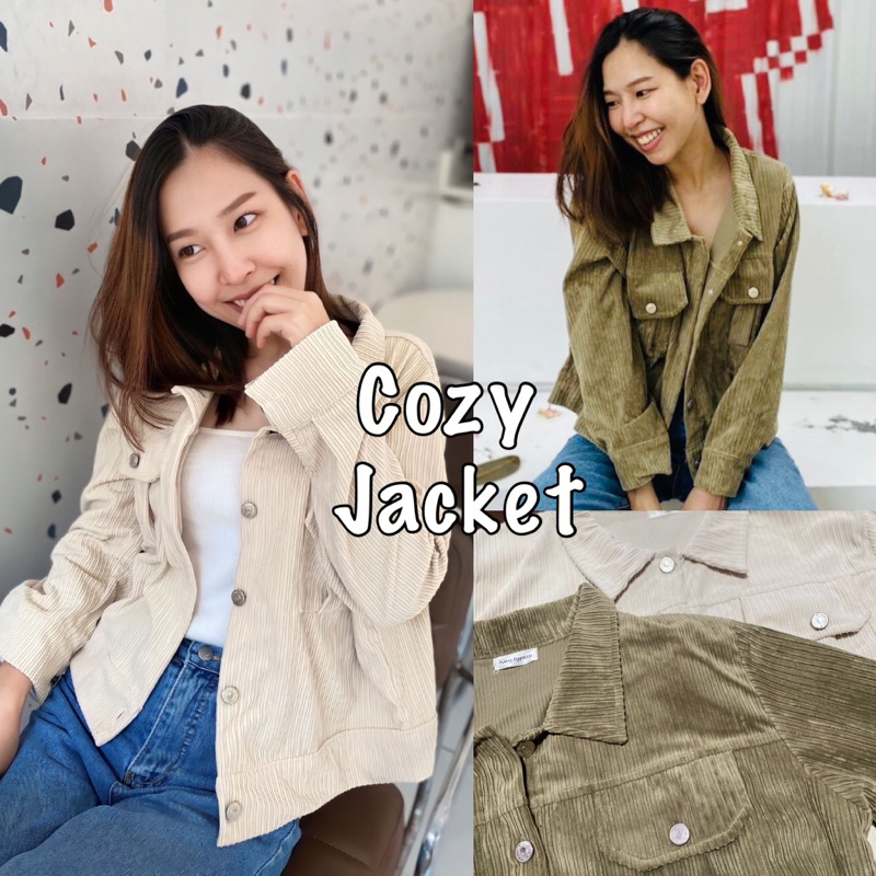 COZY JACKET ~ Tinytypess เสื้อแจ็คเก็ต เสื้อกันหนาว เสื้อลูกฟูก