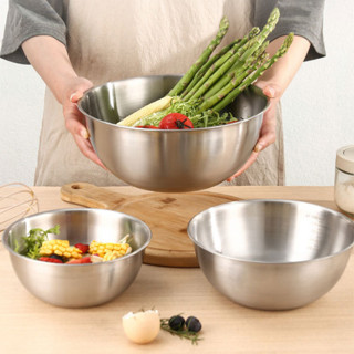 [K051]ชามผสมสแตนเลส มีปริมาตรวัด มีให้เลือกซื้อ 3ขนาด อุปกรณ…