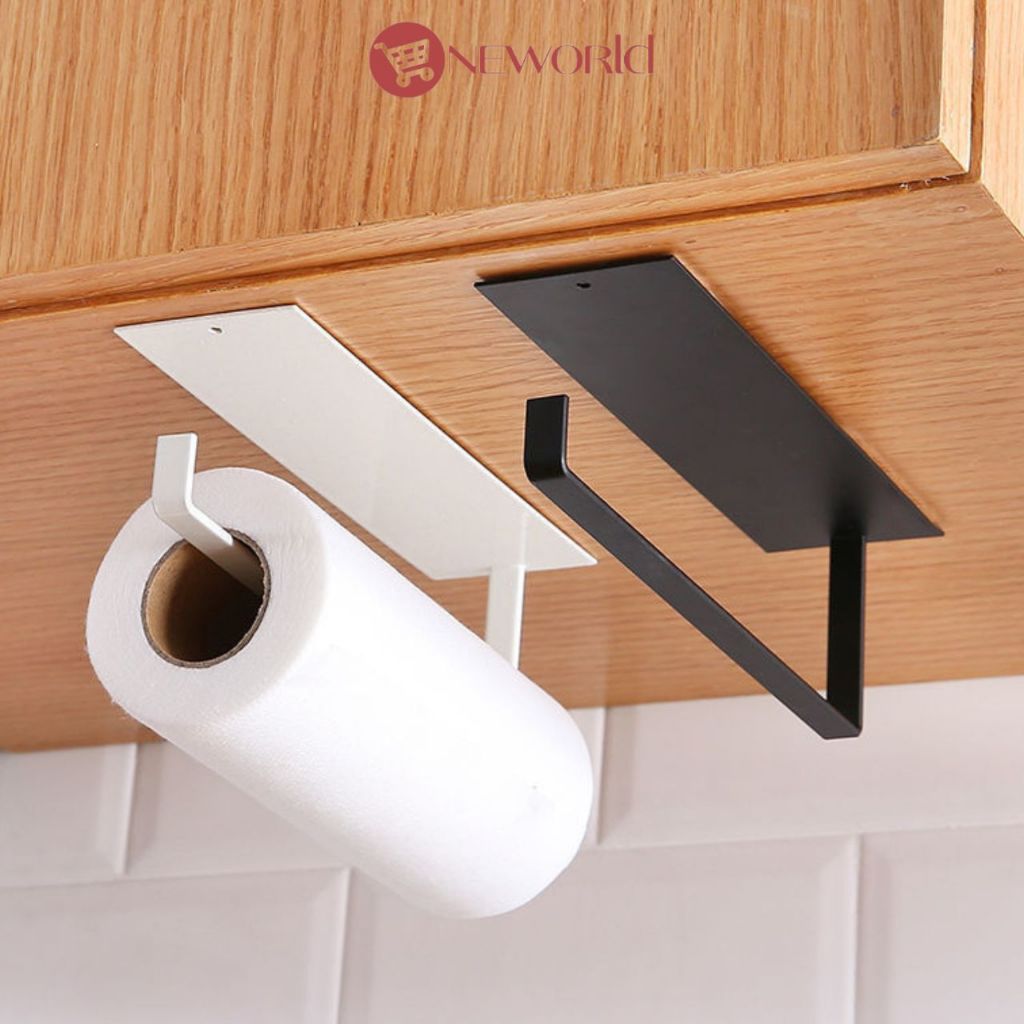 Oneworldshop ราวแขวนทิชชู่ ที่แขวนกระดาษทิชชู่ สเตนเลส ไม่เจาะผนัง ไม่เป็นสนิม KN-S006