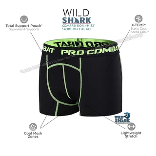 กางเกงรัดกล้ามเนื้อPro Combatขาบ็อกเซอร์ กางเกงในนักกีฬา สำหรับเล่นกีฬา ออกกำลังกาย ใส่วิ่ง ฟิตเนส ผ้านิ่ม แห้งไว ใส่สบา