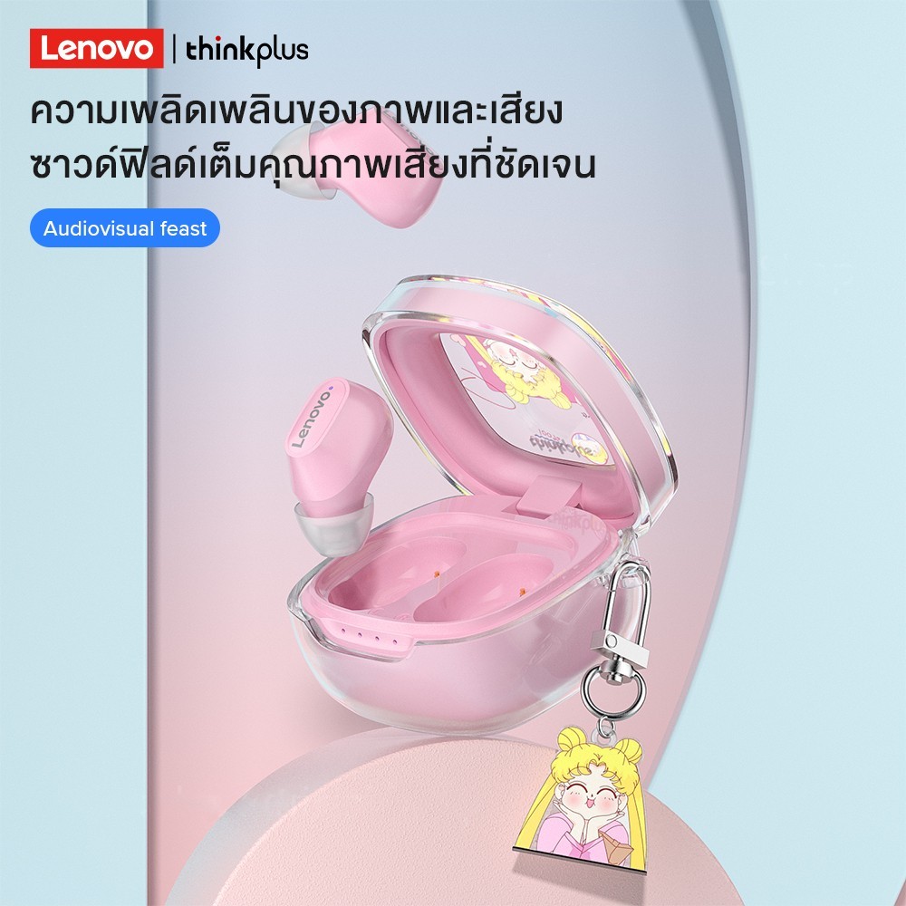 Lenovo XT62 TWS บลูทูธหูฟัง BT5.3จริงไร้สายหูฟังพร้อมไมโครโฟน ENC เสียงยกเลิกไฮไฟกีฬาหูฟังกันน้ำ