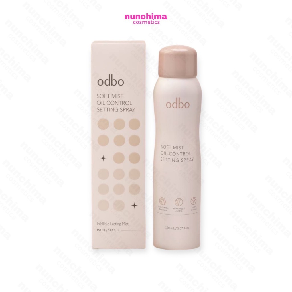 ODX01 ODBO SOFT MIST OIL CONTROL SETTING SPRAY โอดีบีโอ ซอฟท์ มิสท์ ออยล์ คอนโทรล เซ็ทติ้ง สเปรย์ สเปรย์ล็อคเมคอัพ