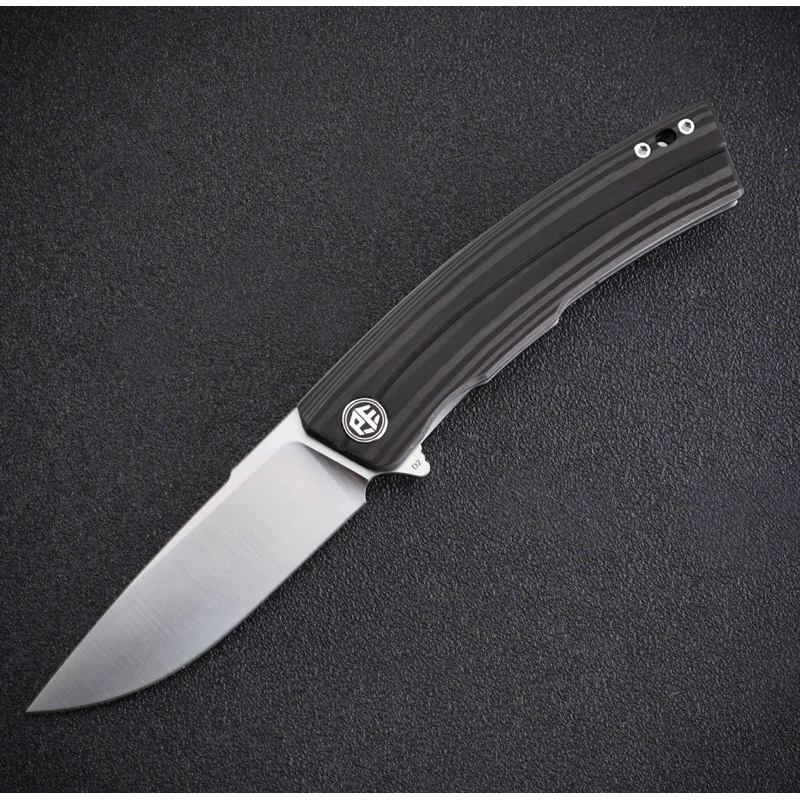 Petrified Fish PFP02 Magazine,3.8“ D2 Satin Blade，G10 145g folding Kinfe