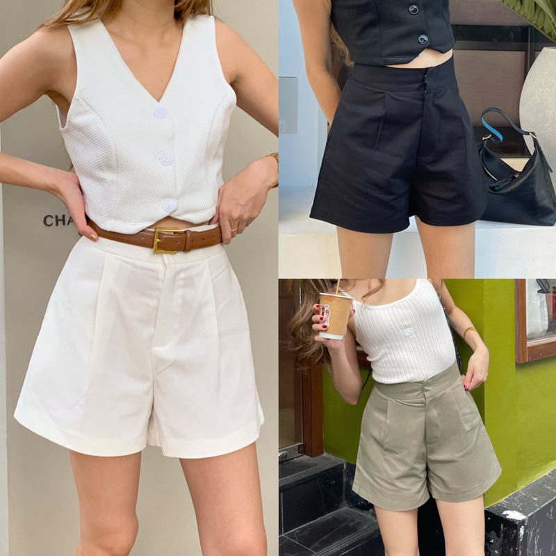 BABIEXBANIE - Linen Short ขาสั้นลินิน