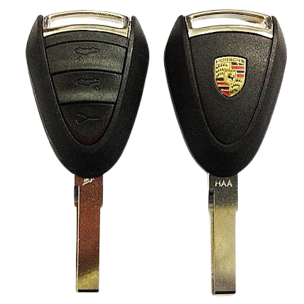 กุญแจ พอร์ช Porsche Cayenne 911 996 Macan 718 Taycan Panamera Boxster 986 987 981 แบบ 3 ปุ่ม