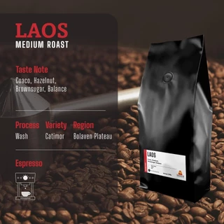 Gen Roaster Specialty coffee เมล็ดกาแฟลาว Laos Boloven คั่วอ่อน กลาง กลางเข้มและคั่วเข้ม 200g - 1kg. Process wash