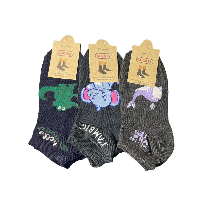 ถุงเท้าข้อสั้น Socksy 1แพคมี 12 คู่ ขนาดฟรีไซด์ - รูปที่ 6