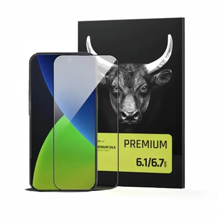 KINGBULL ฟิล์มกระจก 2.5D HD สำหรับ iPhone 11-17 ทัชลื่น กันรอย ติดง่าย