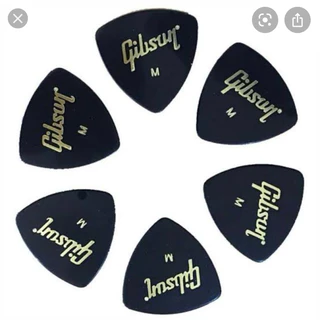 ปิ๊กกีตาร์ Gibson แท้100% โลโก้ปั้มทองเนื้อcelluloid อย่างดี เหนียว ยืดหยุ่น ไม่หักง่าย ราคาถูกที่สุดในโลกสินค้าคุณภาพดี