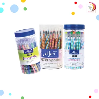 Elfen (เอลเฟ่น) ปากกาลูกลื่น ปากกา รุ่น Liso ลิโซ่ ขนาด 0.5 มม. ( 50 ด้าม / กระปุก )