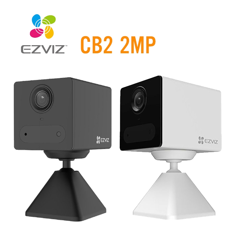 ⚡️กล้องวงจรปิดไร้สาย⚡️ EZVIZ รุ่น CB2 2MP Wi-Fi Smart Home Battery Camera - Type C กล้องวงจรปิดภายใน มีแบตในตัว