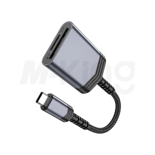 พร้อมส่ง🎇 Hoco รุ่น UA25 เครื่องอ่านการ์ดลีดเดอร์ ตัวแปลง SD/TF OTG Card Reader 2in1 USB-C
