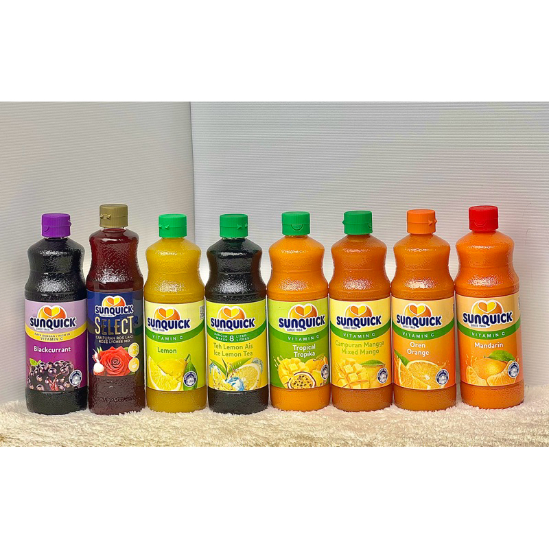 Sunquick น้ำซันควิก ชนิดเข้มข้น700มล. พร้อมส่ง10รสชาติ