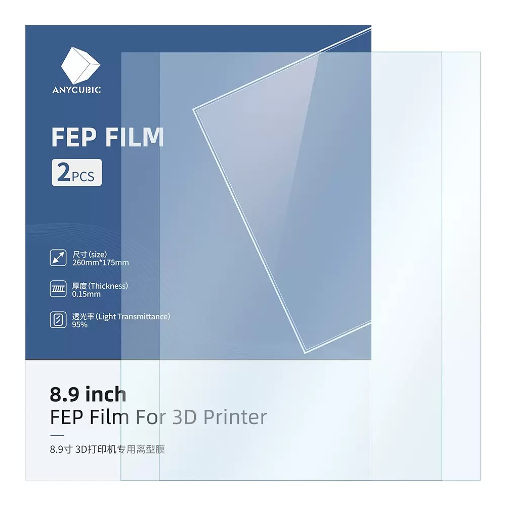 แผ่น FEP Release Film 260*175mm สำหรับ Mono X, MonoX 2, MonoX 6K, MonoX 6KS / Anycubic Release Film 