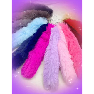 🔥14สี พวงกุญแจหางกระรอก ขายส่งและขายปลีก ขนาดยาว33cm New keychain of the squirrel tail WB