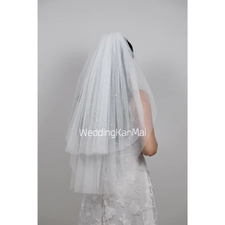 เวลเจ้าสาว ผ้าคลุมผมเจ้าสาว มีหวีสับ หลายแบบ ตรงปก (Veil สายสะพาย, ที่คาดผมเจ้าสาว)