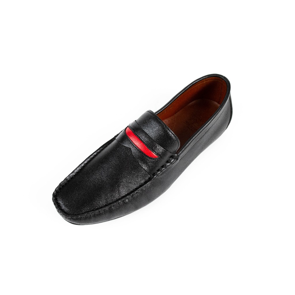 HEAVY SHOES รองเท้าหนังแบบสวมรุ่น NB3282 สีดำ