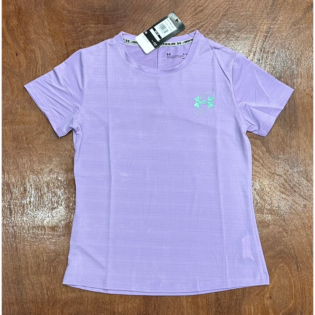 เสื้อกีฬาหญิงแขนสั้น ผ้าเย็น ใส่สบายไม่ร้อน (T6345#)