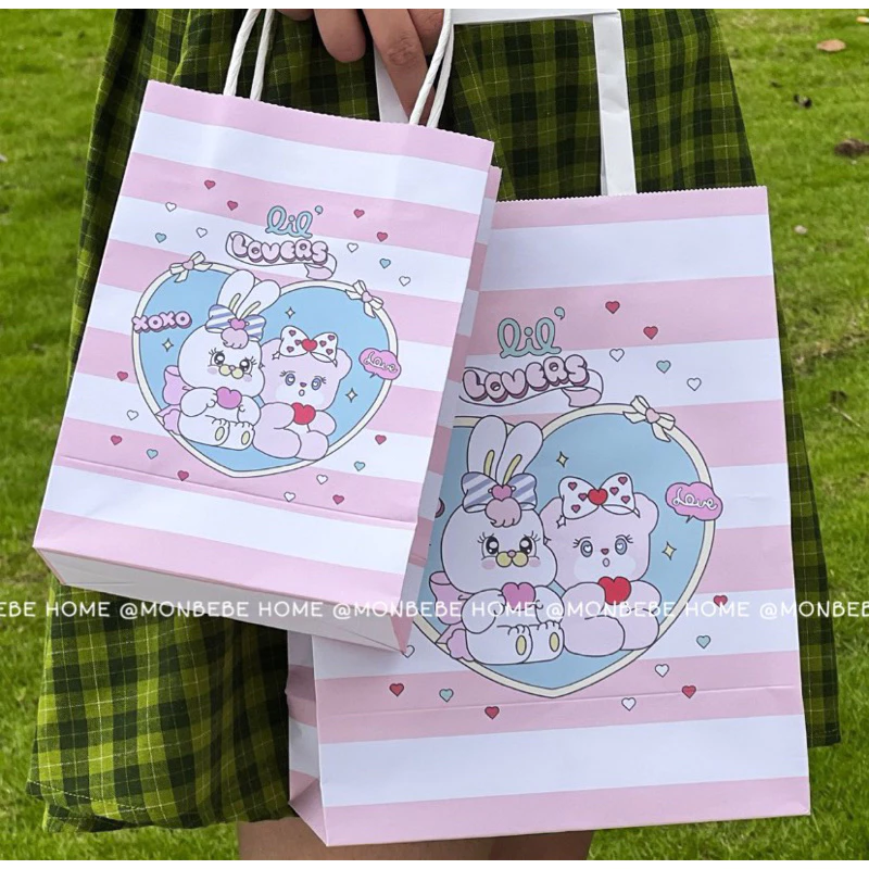 ถุงกระดาษน่ารัก ถุงกระดาษหูหิ้ว rico ลายใหม่พร้อมส่ง