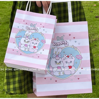 ถุงกระดาษน่ารัก ถุงกระดาษหูหิ้ว rico ลายใหม่พร้อมส่ง