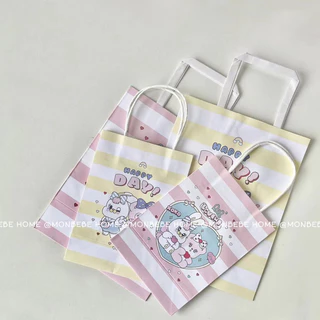 ถุงกระดาษน่ารัก ถุงกระดาษหูหิ้ว rico ลายใหม่พร้อมส่ง