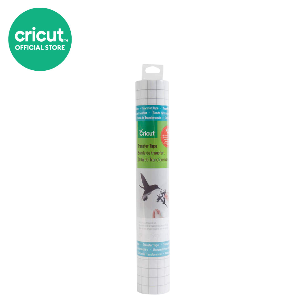 Cricut Transfer Tape ใช้สำหรับถ่ายโอนชิ้นงานไปยังพื้นผิวของวัสดุที่ต้องการ ขนาด 12x48 นิ้ว (30.5x122 ซม.)