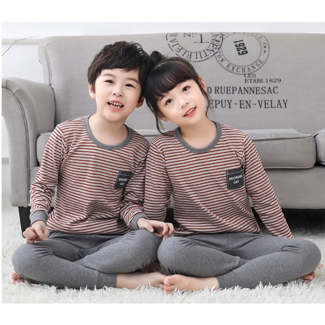 ชุดนอนเด็กโต ผ้านิ่ม ชุดนอนผ้านุ่ม Cotton 100%(ไซด์ 120-150) Set1/8 - รูปที่ 3