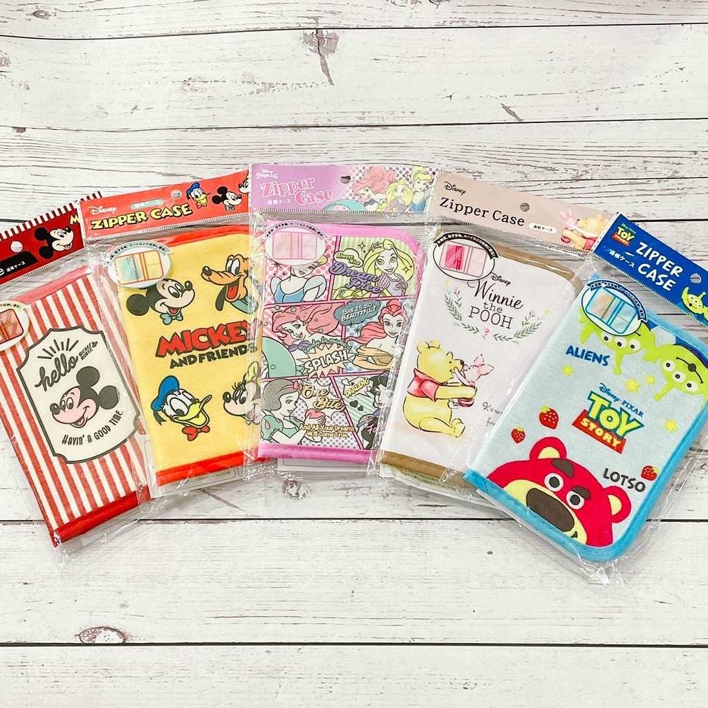 กระเป๋า Zipper case ใส่เอกสาร สมุดบัญชี Passport ลิขสิทธิ์แท้ญี่ปุ่น