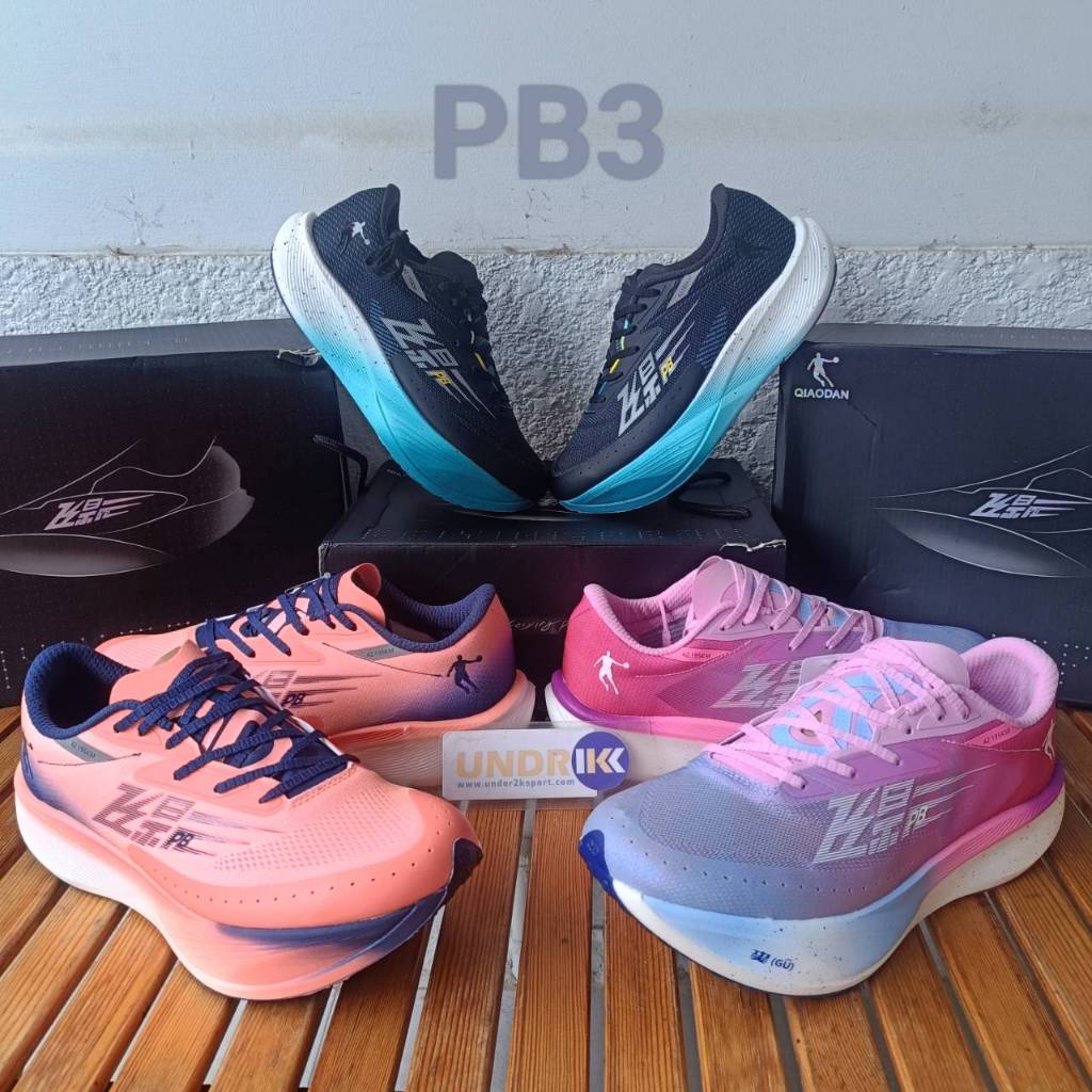 UNDER2KRUN : QD PB3 MEN Qiaodan Flying Shadow PB II Q- Kungfu Pro รองเท้าวิ่ง ของแท้ มือหนึ่ง