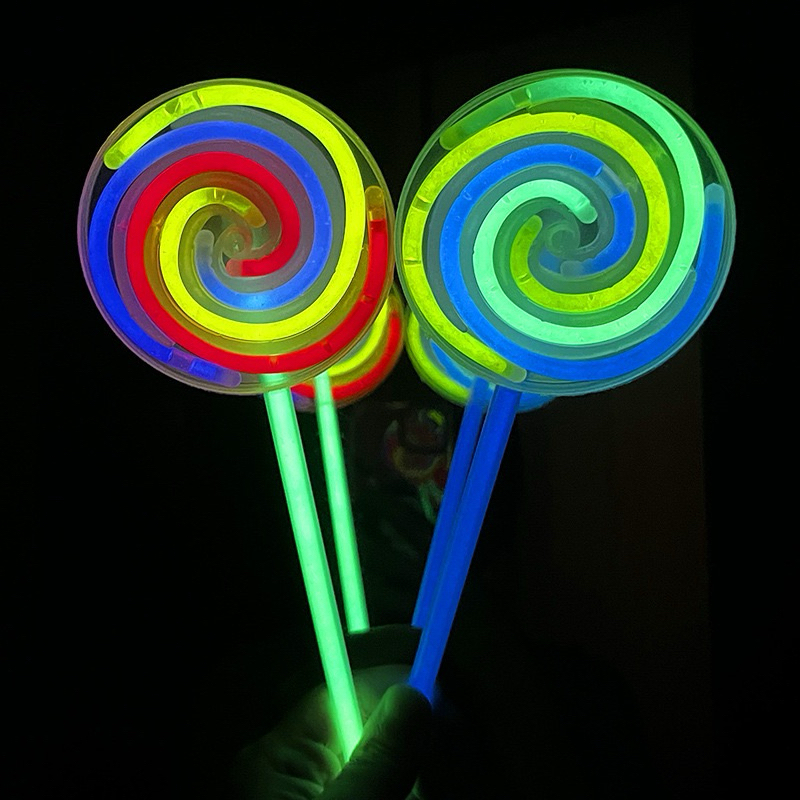 แท่งไฟอมยิ้ม หมุนได้ เรืองแสง สินค้าพร้อมส่ง