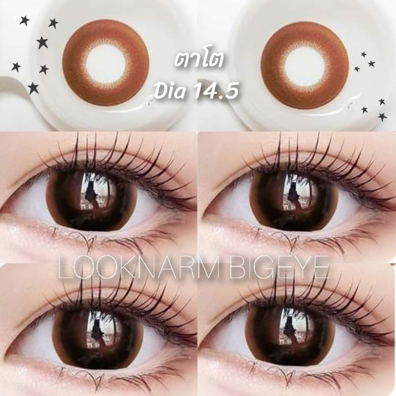 Browine Choco คอนแทคเลนส์ตาโต Dia 14.5 คอนแทคเลนส์ราย 1 เดือน