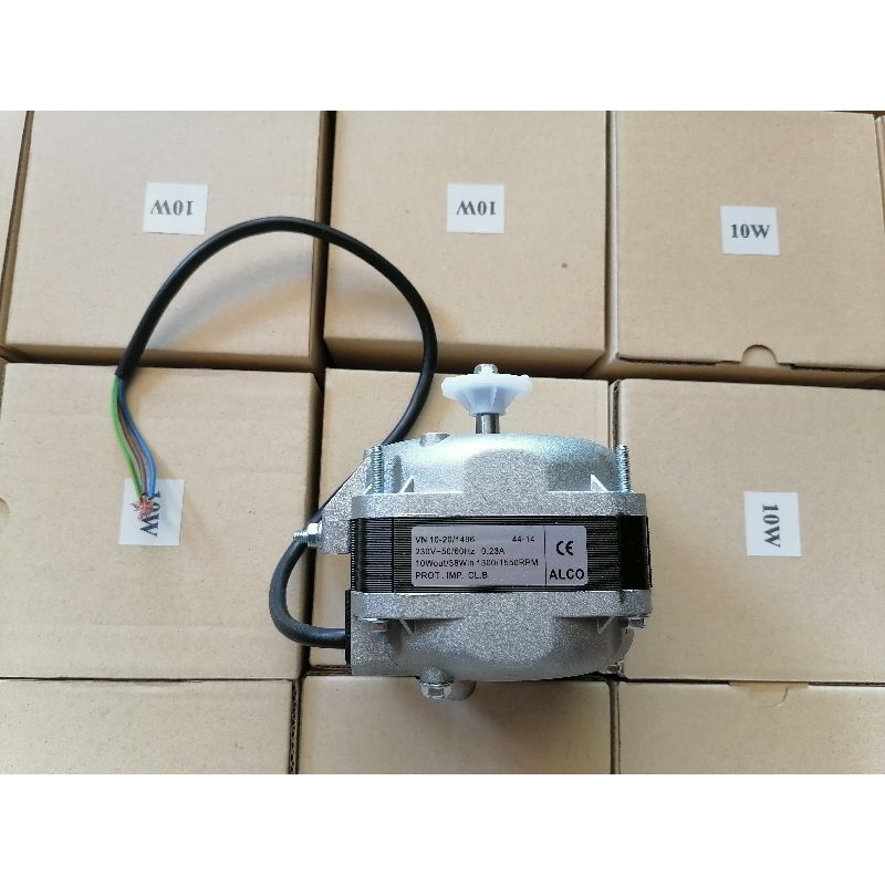 ขายเท ขายถูก ต่ำกว่าทุน ทุกลูก มอเตอร์​ตู้แช่ 10w. Alco​ แท้ ของดีมีคุณภาพ