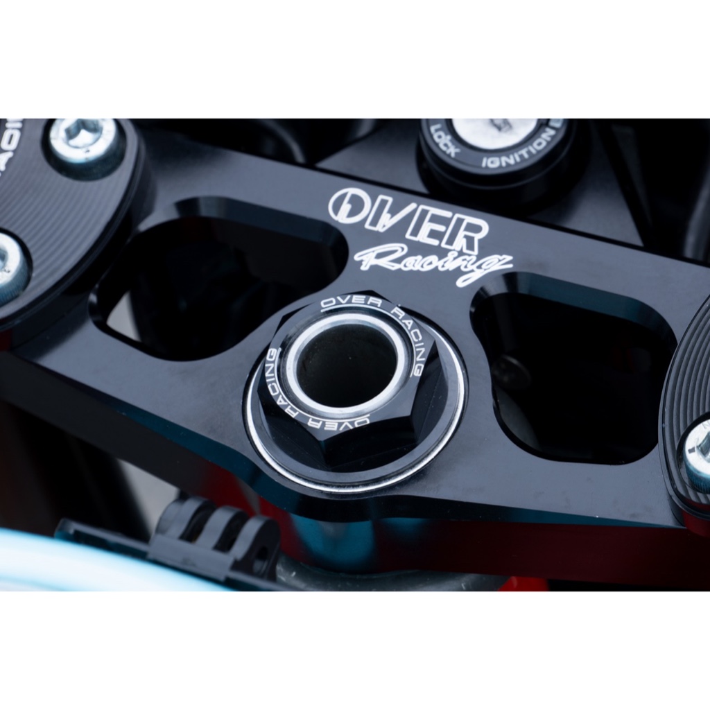 Overracing น็อตแผงคอ Monkey125,DAX125,Grom,MSX สีดำ