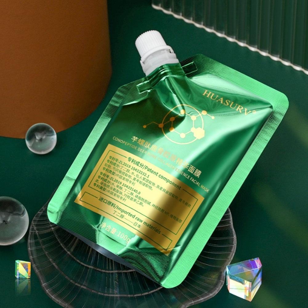 L399 Huasurv เอสเซ้นมาส์กหน้าคลอลาเจน ให้ความชุ่มชื้น บำรุงผิวหน้า ช่วยกระชับผิว 100 กรัม - รูปที่ 3