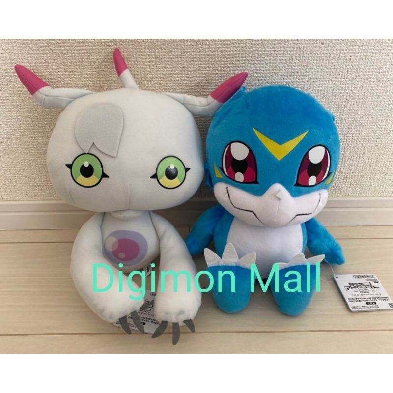 Digimon Plush ตุ๊กตาดิจิมอน Ukkomon & V mon (Digimon Adventure 02 the Beginning)