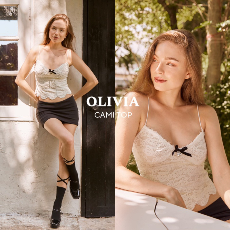 OLIVIA CAMI TOP - เสื้อสายเดี่ยว