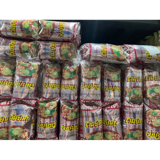 มาม่าต้มยำกุ้ง หมี่อบกรอบรสต้มยำกุ้ง🦐🦐 1 บาท (12 + 1 ซอง) ขนมย้อนวัย ขนมวัยเด็ก