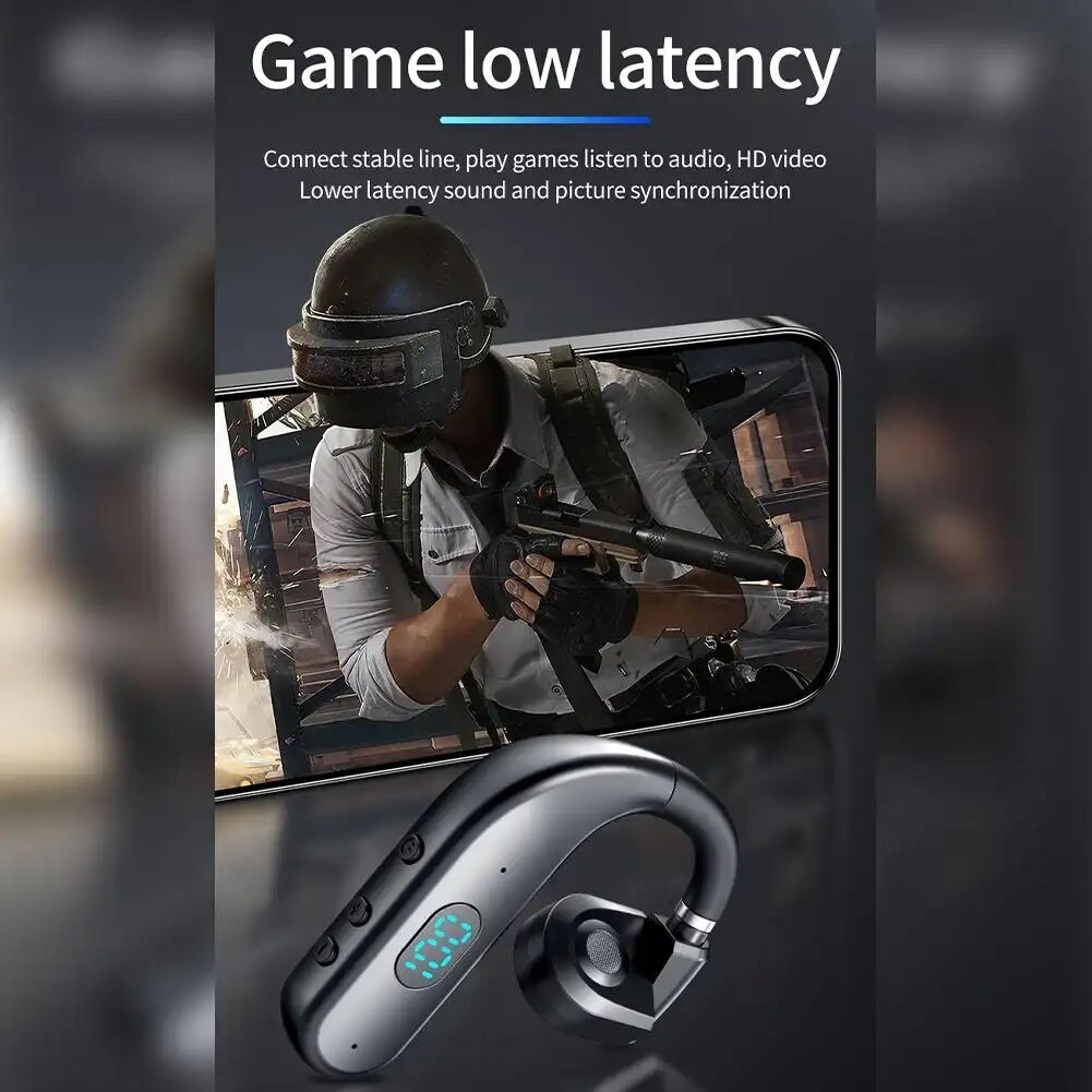 หูฟังบลูทูธ Bone Conduction Kawa T50 กันน้ำ บลูทูธ 5.3 แบตอึดคุยต่อเนื่อง 30 ชม หน้าจอ LED แสดง % แบตเตอรี่ หูฟังไร้สาย