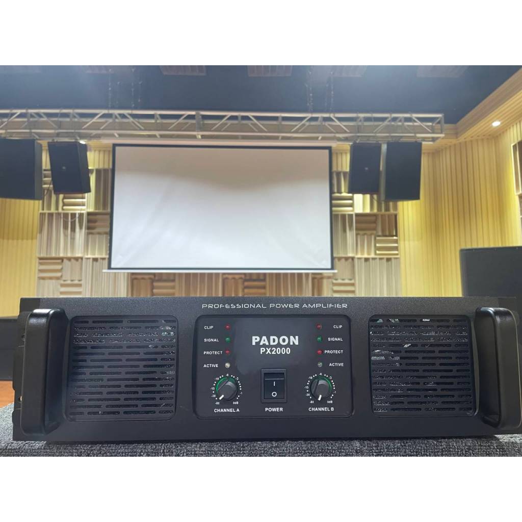 PADON Professional amplifier, 3u. two channel, audio amplifier, high-power. เครื่องขยายเสียงระดับมืออาชีพ
