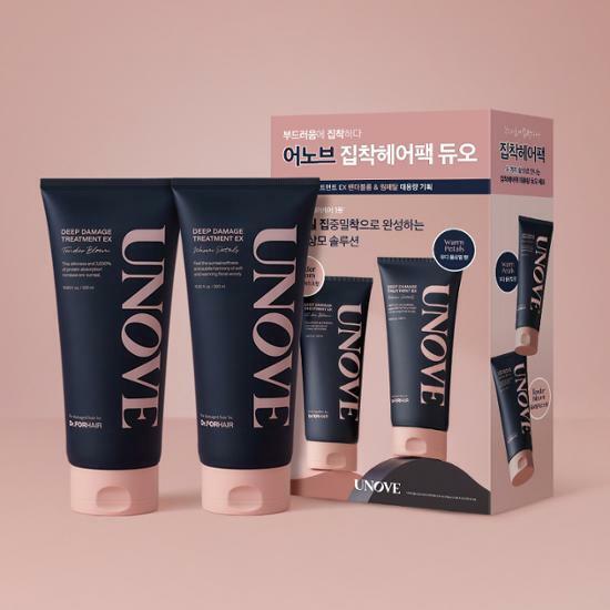 Unove Deep Damage Treatment Ex (Tender Bloom 320ml+Warm Petals 320ml) / Tender Bloom 207+100ml
