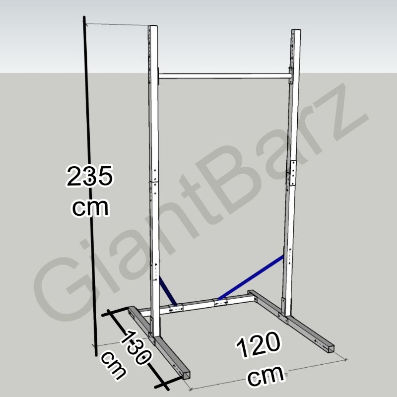 บาร์โหนตั้งพื้น บาร์ดึงข้อ รุ่น Home Pull-ups Bar 2025 *Pre-order - รูปที่ 3