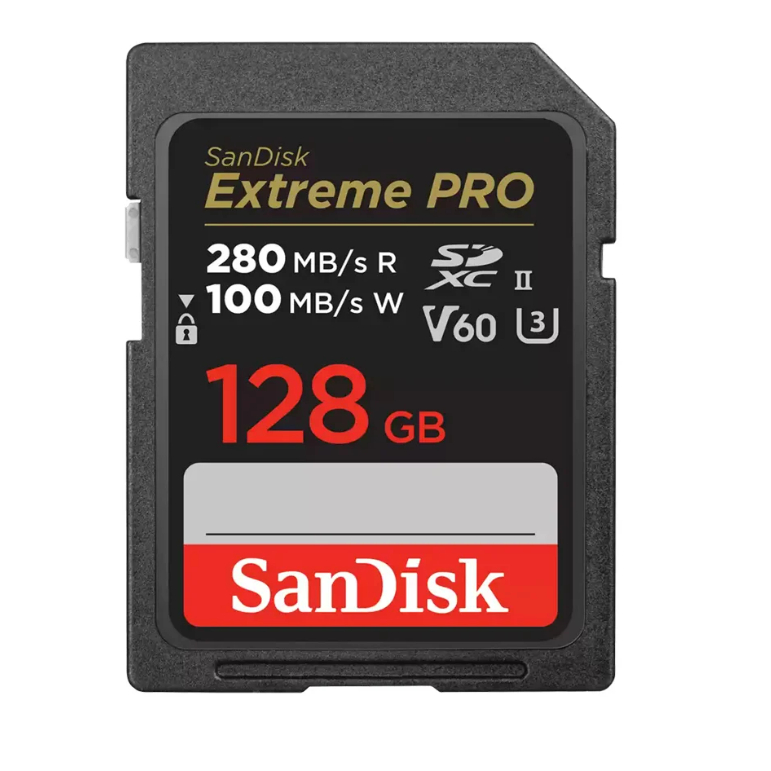 128 GB SD CARD (เอสดีการ์ด) SANDISK EXTREME PRO SDXC UHS-II CARD (SDSDXEP-128G-GN4IN)