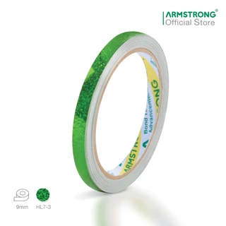 Armstrong เทปสติกเกอร์เลเซอร์ (สำหรับงานตกแต่ง) 8 สี 2 แบบ ลายตาราง, ลายทราย / Laser Sticker Tape