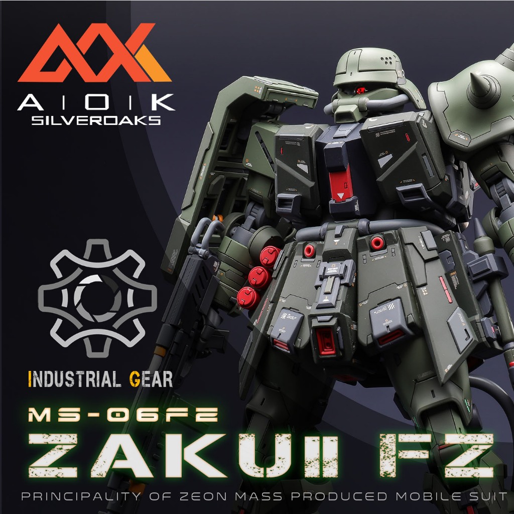 ชุดแต่งเรซิ่น RE 1/100 ZAKU II FZ ค่าย AOK