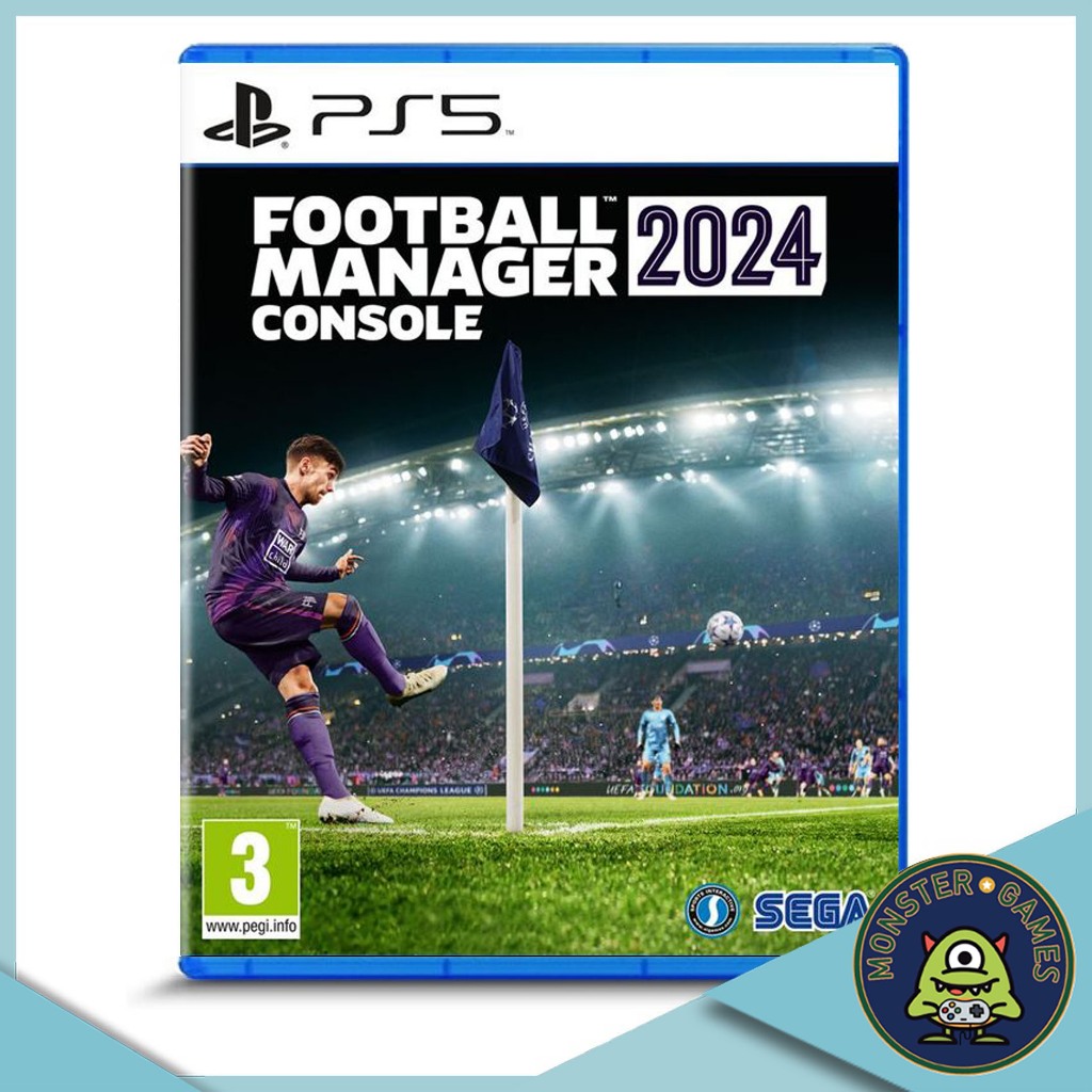 Football Manager 2024 Console Ps5 Game แผ่นแท้มือ1!!!!! (Football Manager 24 Ps5)