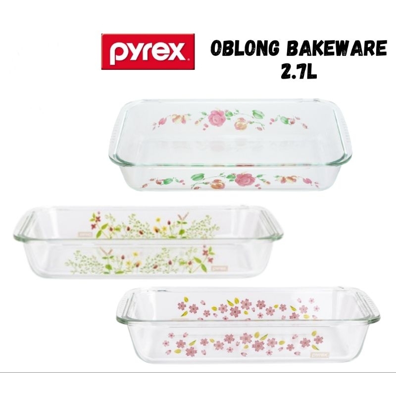 PYREX 17CM.  1.7L.  2.7L.