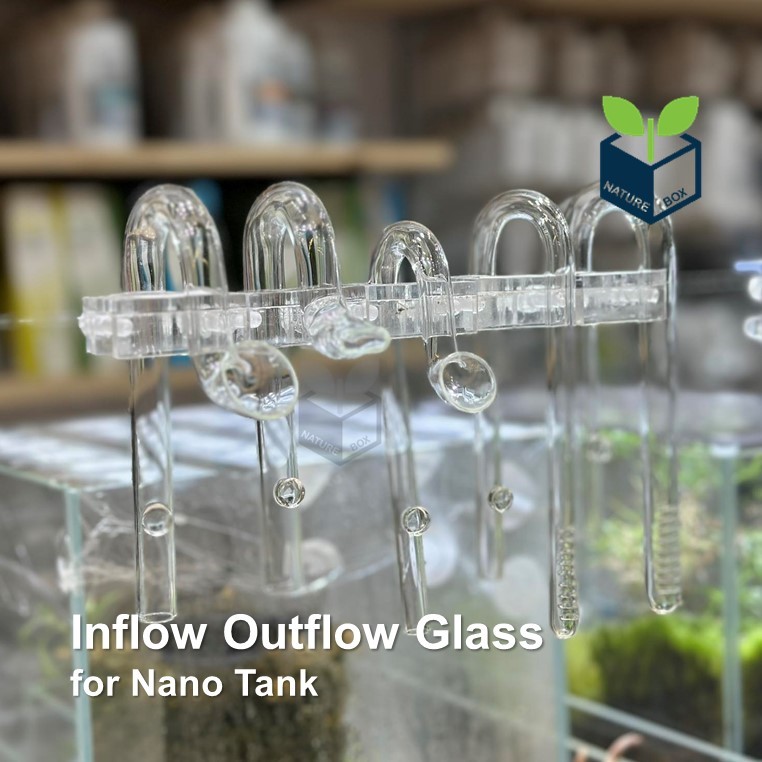 Nature Box Inflow Outflow Glass for Nano Tank ท่อแก้ว สำหรับตู้ไม้น้ำนาโน