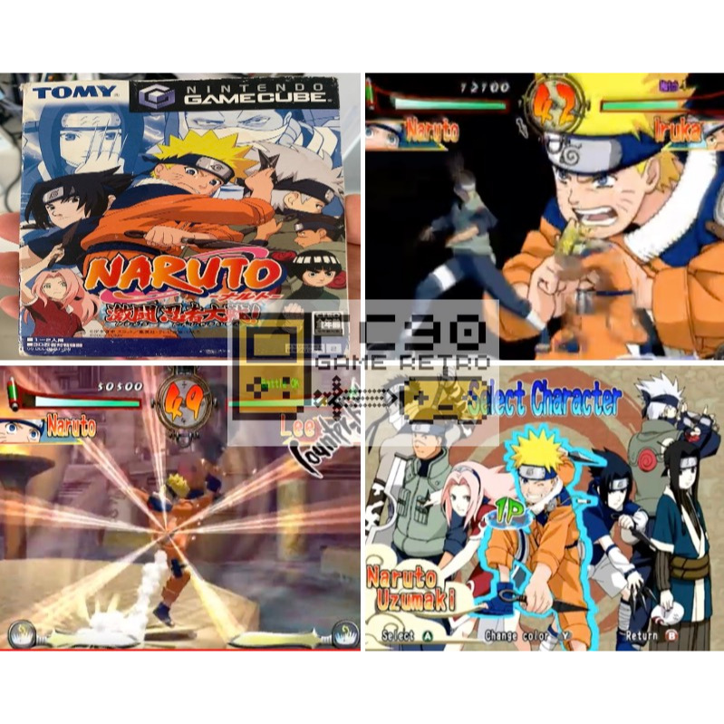 แผ่นเกมนารูโตะ Naruto: Clash of Ninja /  Naruto: Gekitō Ninja Taisen![GC] แผ่นมือสอง สำหรับนักสะสมเก